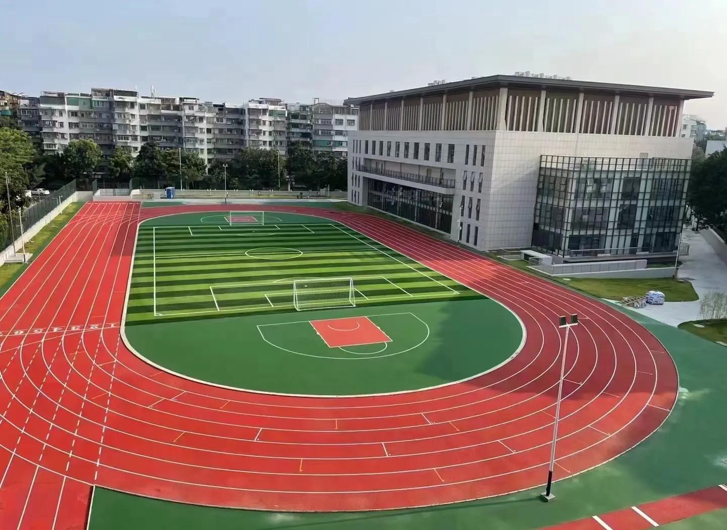 深圳市学校塑胶跑道塑胶篮球场 - 厂家